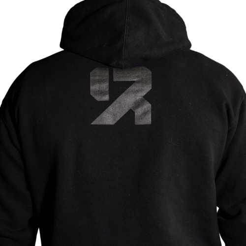 RuckList Heavyweight Hoodie — Black Logo, ITC 80/20 Fleece